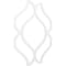 Ekena Millwork 31 16W x 46 34H x 38T Small Villarreal Decorative Fretwork Ceiling Panels, PVC CELP31X4701VIL - alternate 8